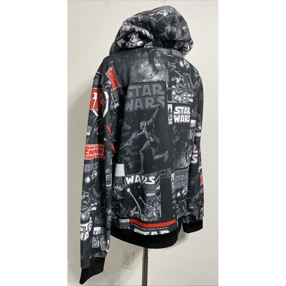 Star Wars Hoodie Mens XL Comic Book Space Fantasy Mythical Graphic - Picture 9 of 16